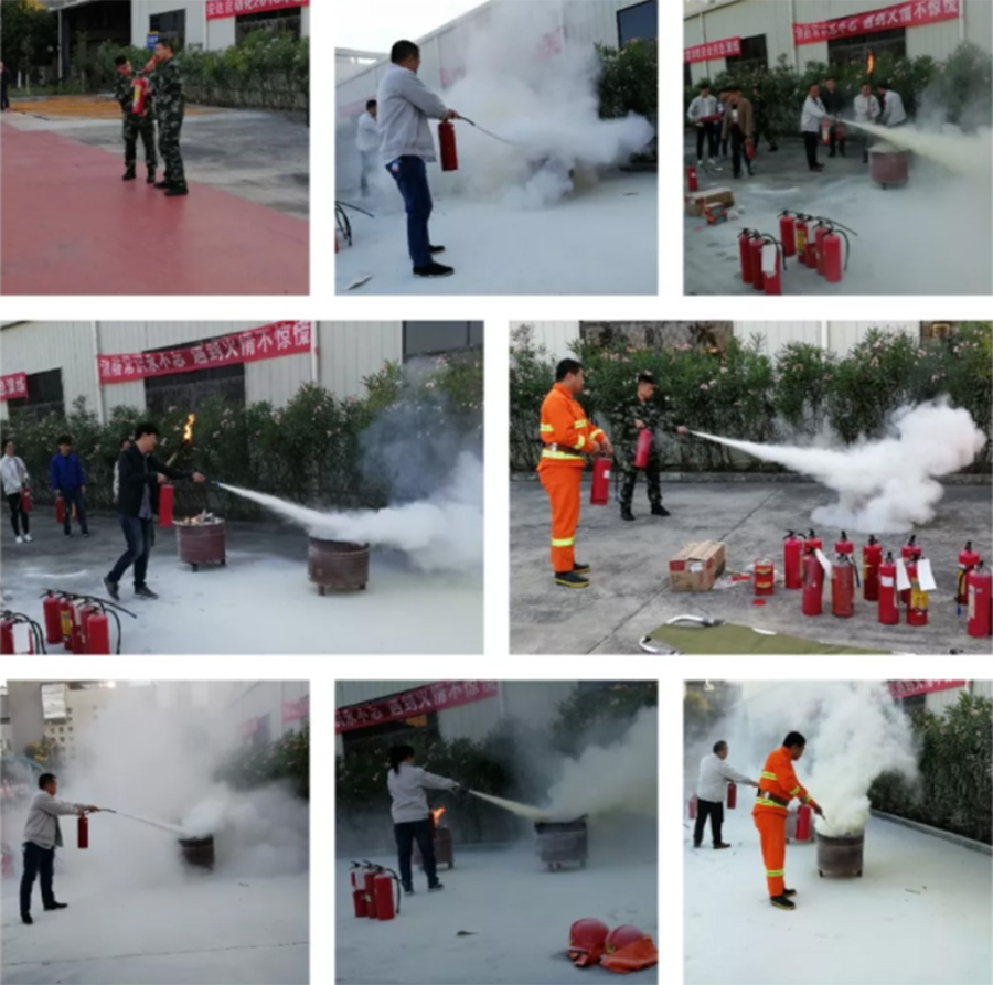 安達全員行動參與2018年度消防應急演練